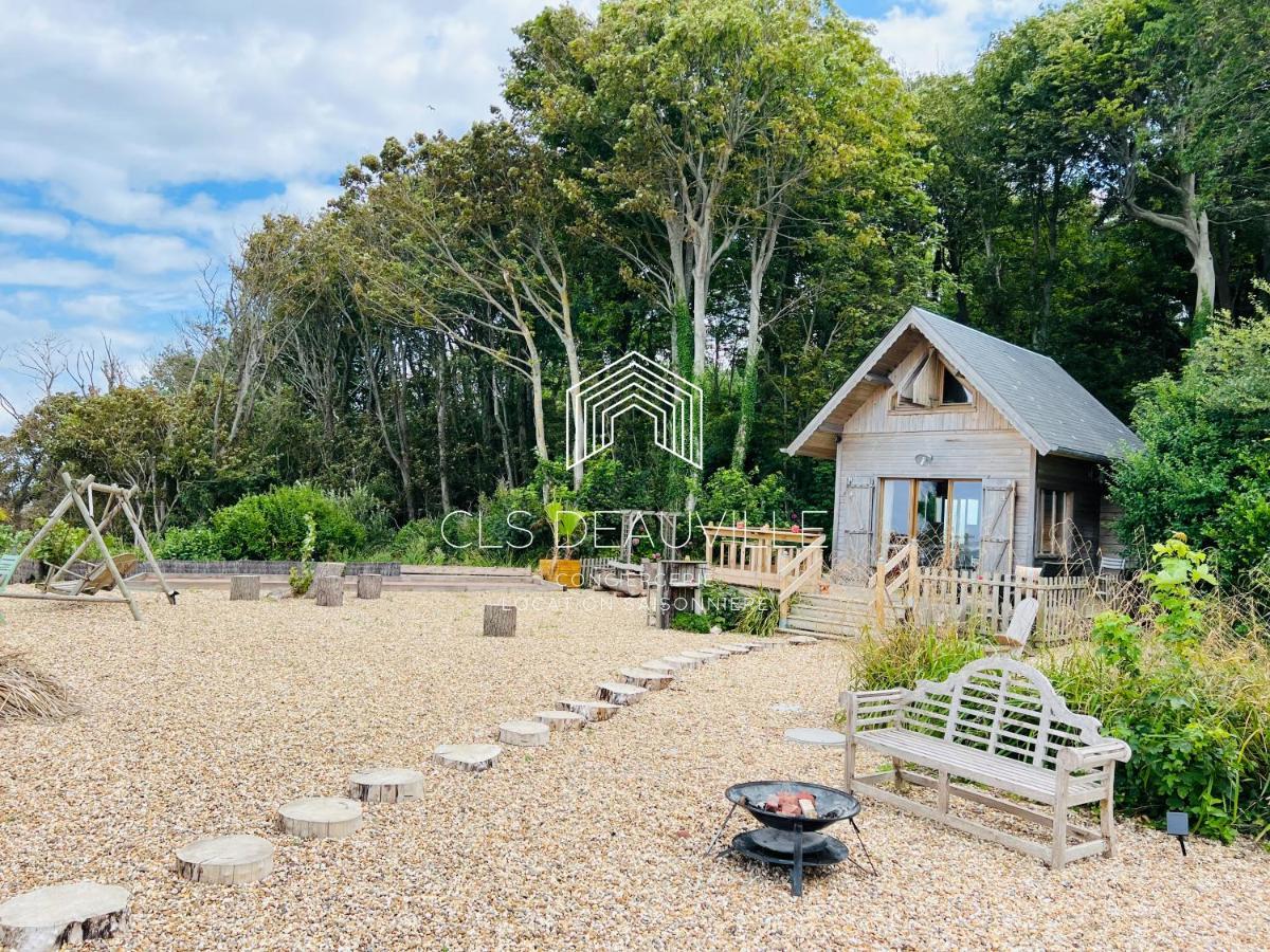 Chalet Bord De Mer Cls Deauville Cricqueboeuf Ngoại thất bức ảnh